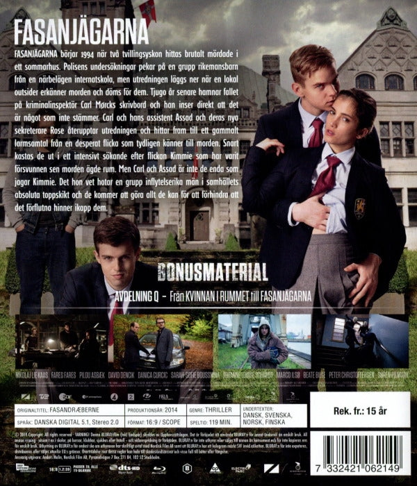 Bluray - Fasanjägarna (Fares Fares) back cover