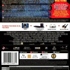 Bluray - Monster House (3D) back cover