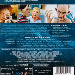 Bluray - Monster House back cover