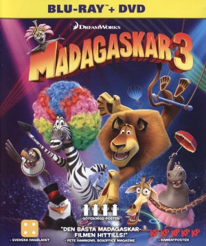 images Madagaskar 3 (Svenskt tal) (Blu-ray + DVD)
