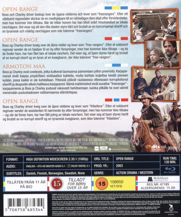 Bluray - Open Range