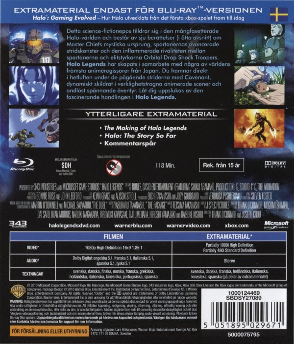 Bluray - Halo Legends