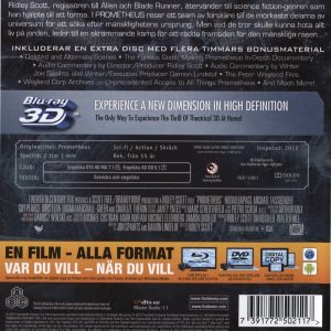 Bluray - Prometheus (4-Disc Collector's Edition) (3D)