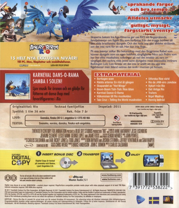 Bluray - Rio (Blu-ray + DVD)