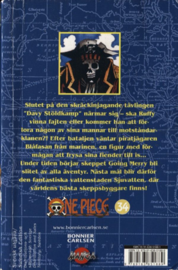 One Piece #34 - Sjuvatten - havets huvudstad