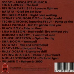 CD - Absolute Music #08 (1989) (Beg) - Bild 2