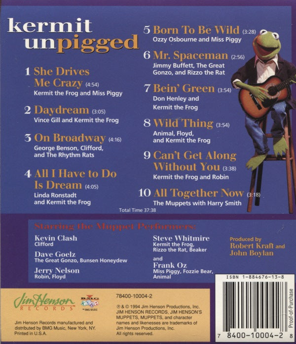 CD - Kermit Unpigged (1994)