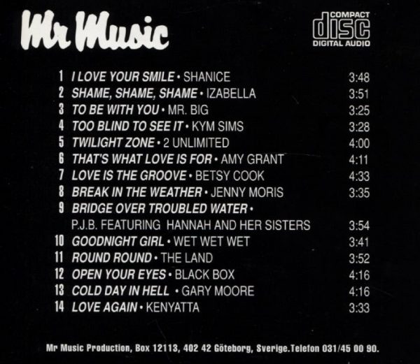 CD - Mr Music Hits #04 (1992)