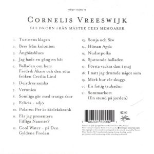 CD - Cornelis Vreeswijk - Guldkorn Från Mäster Cees Memoarer (1996)