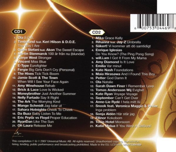 CD - Hits 2007 (2-disc)