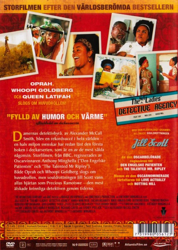 DVD - Damernas Detektivbyrå back cover