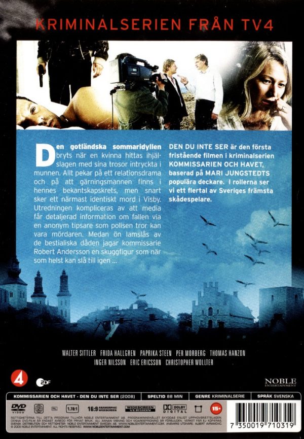 DVD - Kommissarien Och Havet - Den Du Inte Ser (Mari Jungstedts)