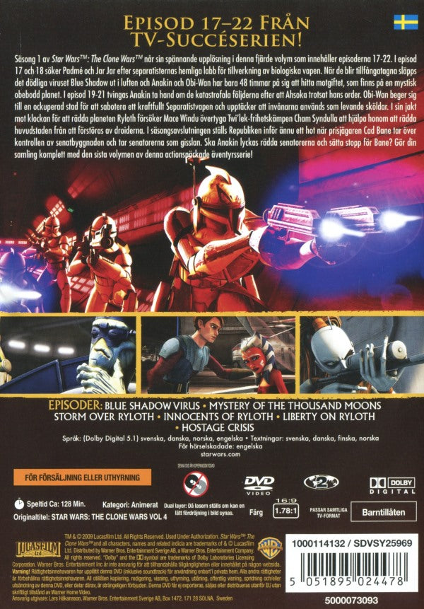 DVD - Star Wars: The Clone Wars - Säsong 1 Volym 4