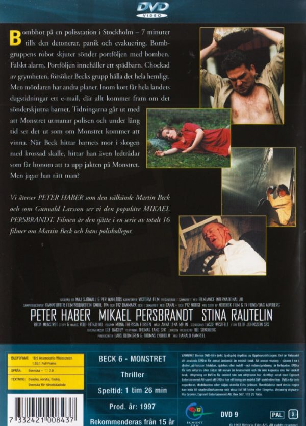 DVD - Beck # 06 : Monstret