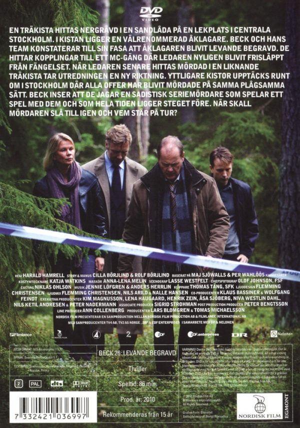 DVD - Beck # 26 : Levande Begravd