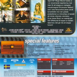 DVD - Levande måltavla (A View To A Kill) (1985)