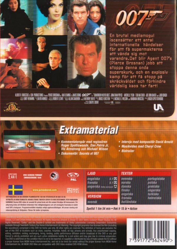 DVD - Tomorrow Never Dies (1997)