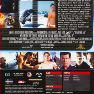DVD - Die Another Day (2002) back cover