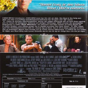 DVD - Casino Royale (2006) (1-disc) back cover