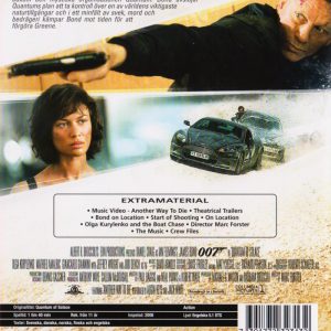 DVD - Quantum of Solace (2-Disc Special Edition) (2008) back cover
