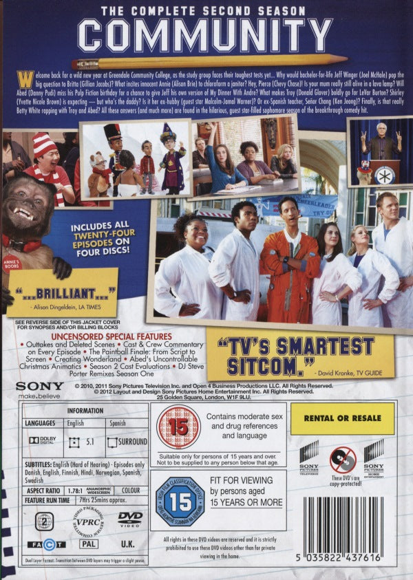 DVD - Community - Säsong 2