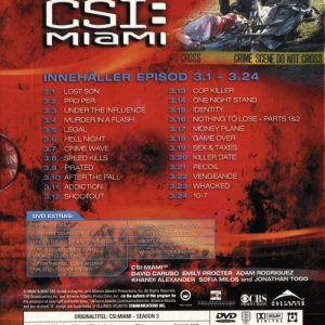 CSI Miami : Säsong 3 (Beg) - Bild 2