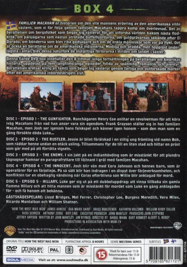 DVD - Familjen Macahan - Säsong 4