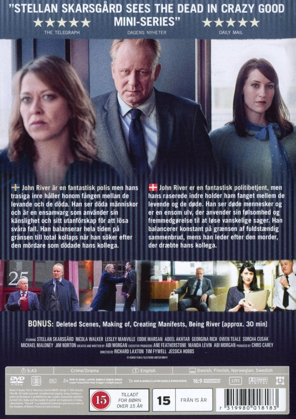 River - Säsong 1 (Stellan Skarsgård) back cover