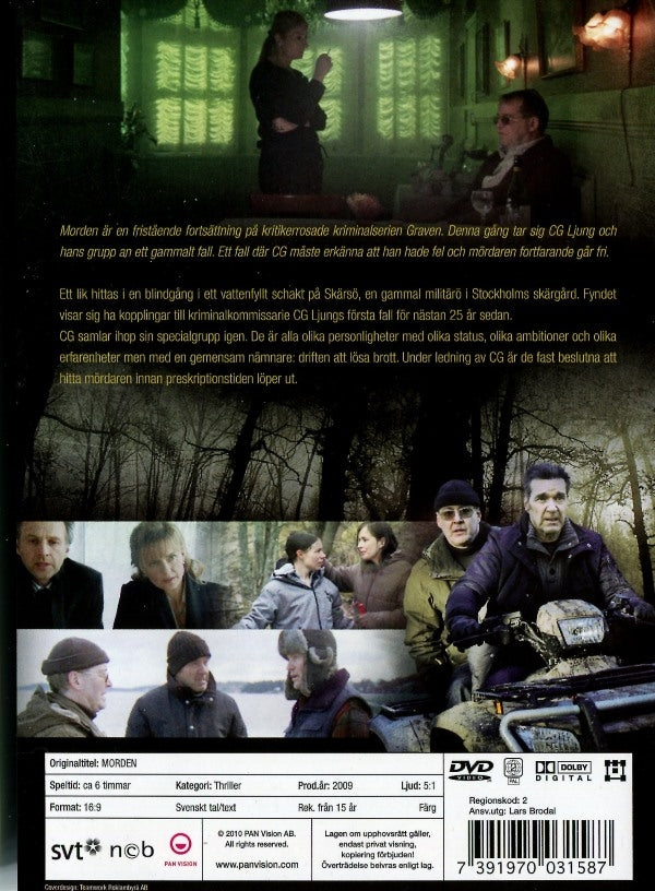 DVD - Morden (Kjell Bergqvist) back cover
