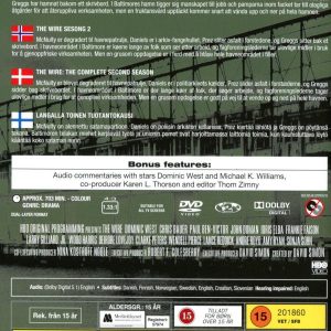 DVD - Wire: Säsong 2 back cover