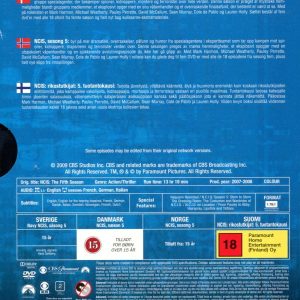 DVD - NCIS - Säsong 5 back cover
