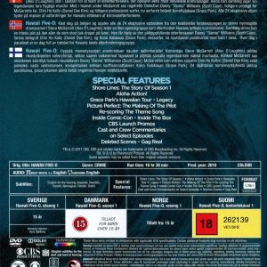 DVD - Hawaii Five-O - Säsong 1 (Remake Series) back cover