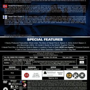 DVD - Hawaii Five-O - Säsong 2 (Remake Series) back cover