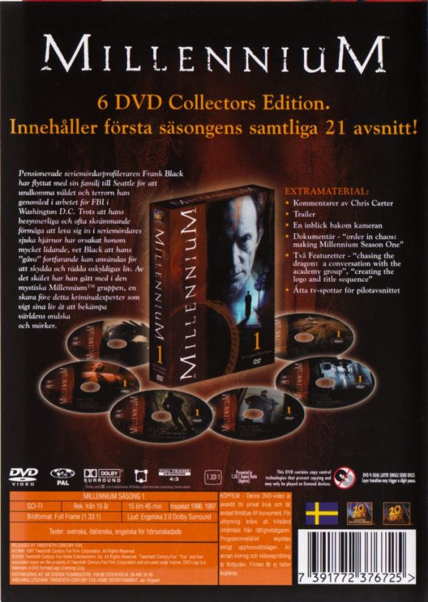 DVD - Millennium - Säsong 1
