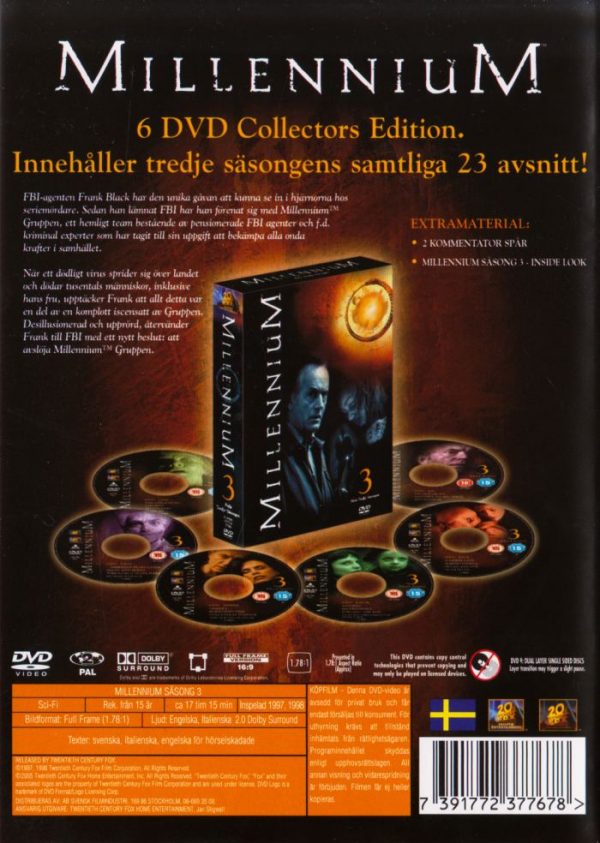 DVD - Millennium - Säsong 3