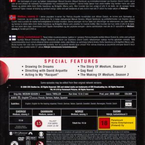 DVD - Medium - Säsong 3