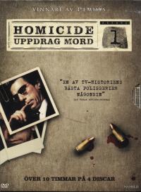 DVD - Homicide: Uppdrag Mord - Säsong 1 (4-Disc) front cover