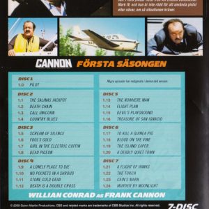 Cannon : Säsong 1 (7 - disc) (Beg) - Bild 2
