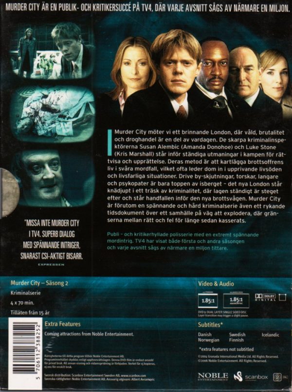 DVD - Murder City: Säsong 2