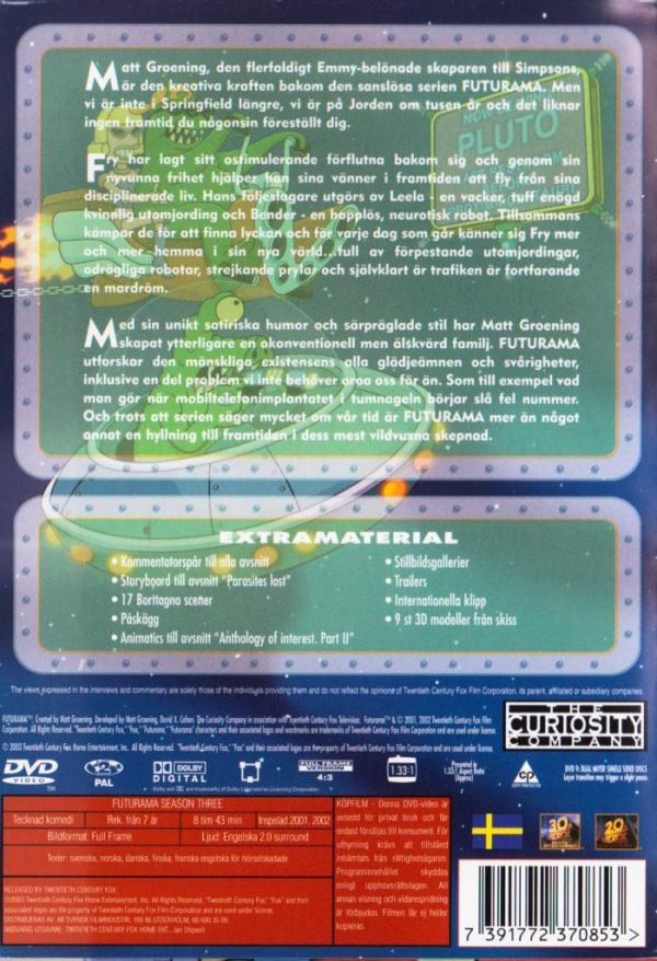 DVD - Futurama: Säsong 3