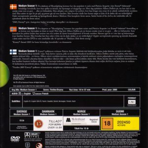 DVD - Medium - Säsong 1