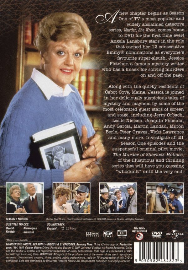Murder, She Wrote - Säsong 1 (6-disc)