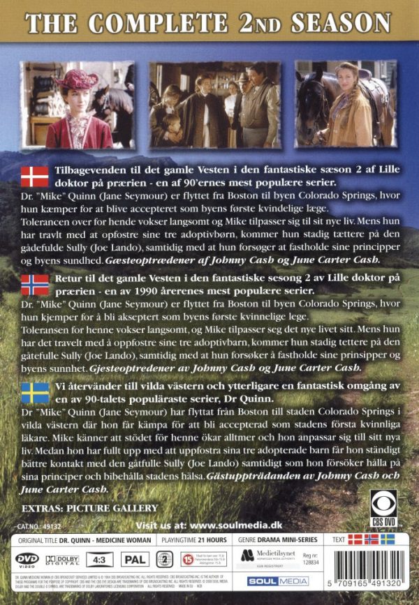 DVDBOX - Dr. Quinn: Medicine Woman - Säsong 2