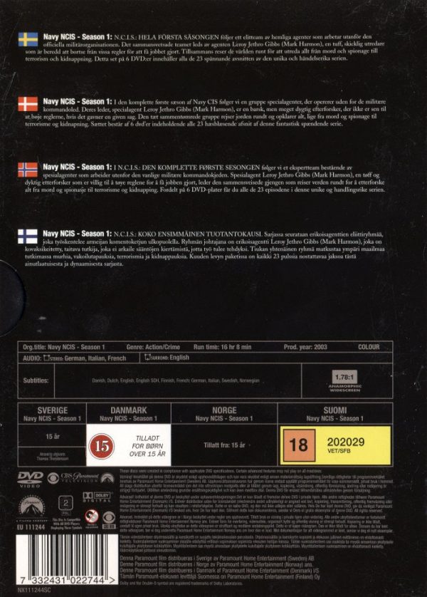 DVDBOX - NCIS - Säsong 1