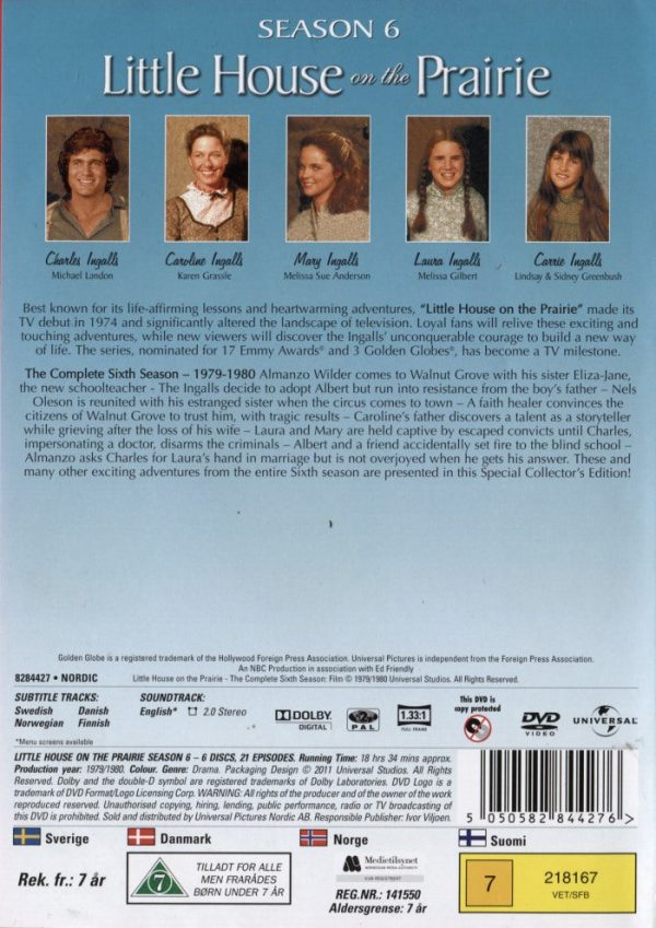 DVDBOX - Lilla Huset På Prärien - Säsong 6