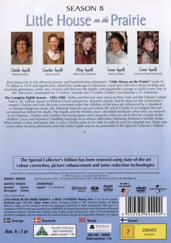 DVDBOX - Lilla Huset På Prärien - Säsong 8