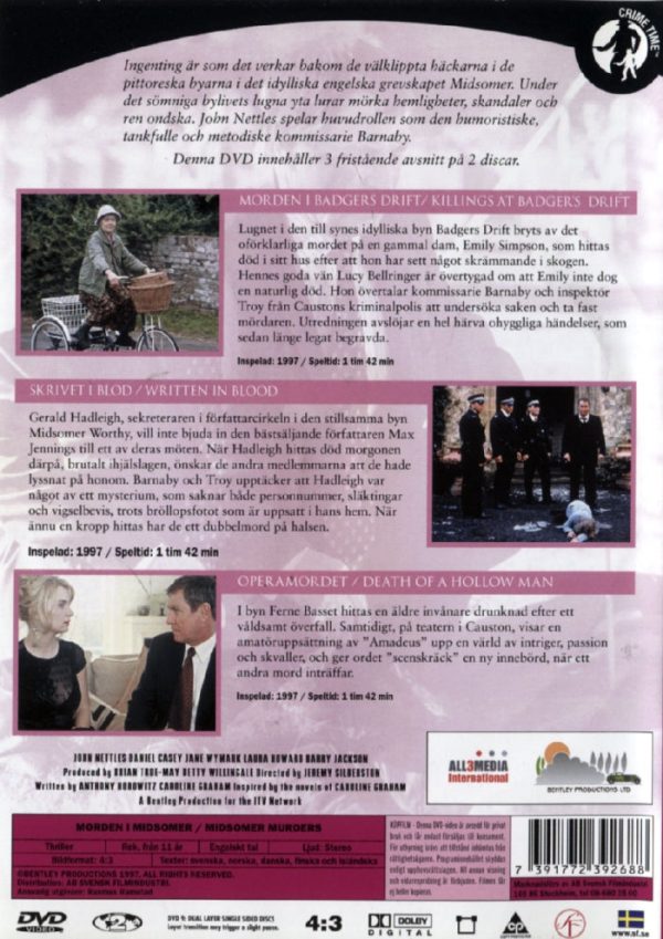 DVDBOX - Morden I Midsomer - Box 1 Del 1-3