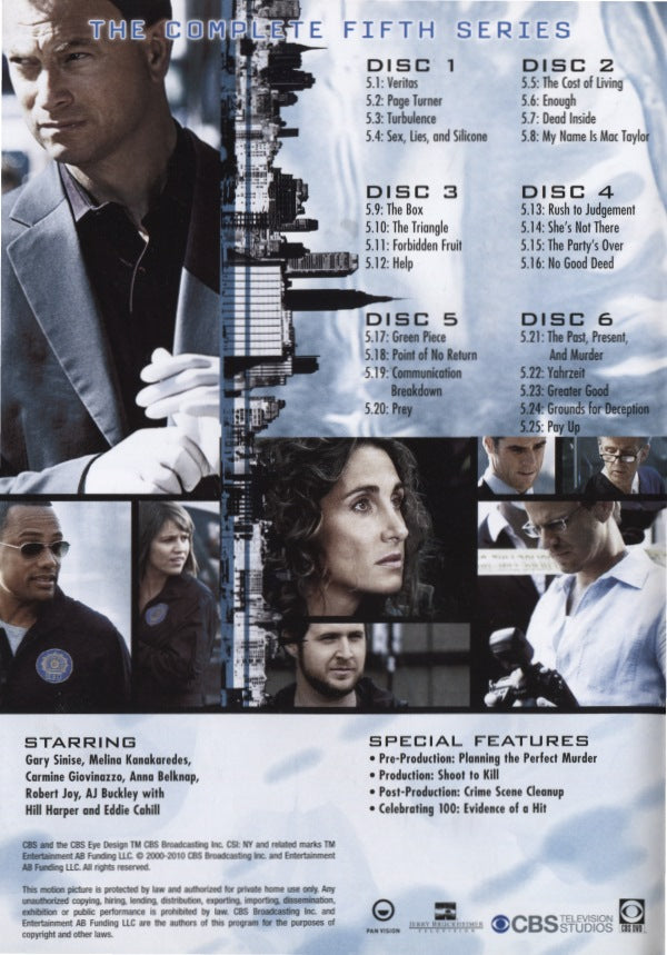 DVD - CSI New York : Säsong 5