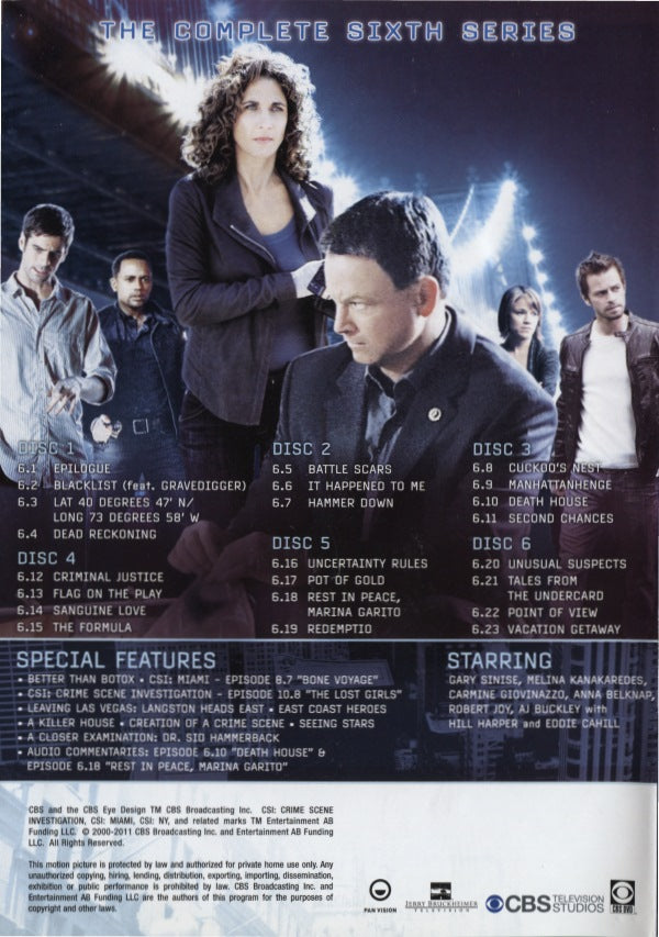 DVD - CSI New York : Säsong 6