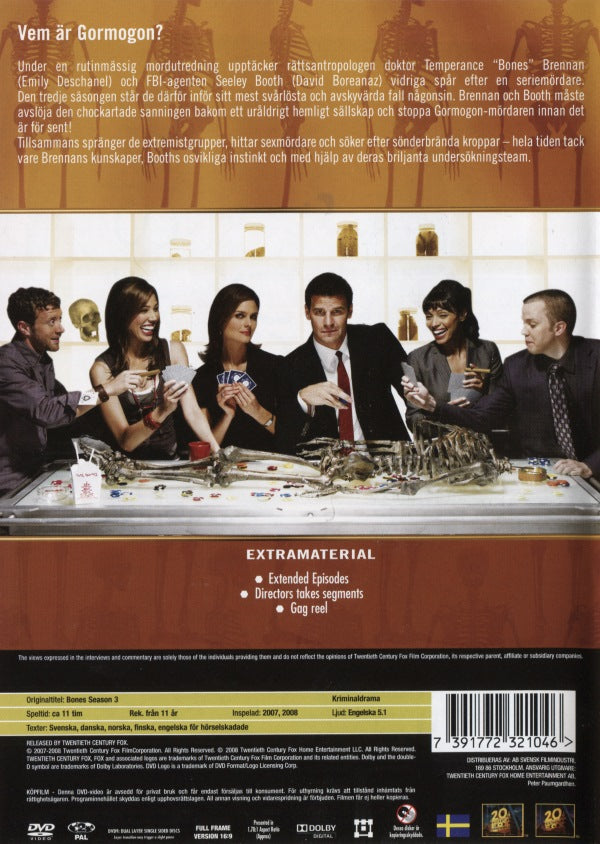 DVD - Bones - Säsong 3